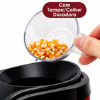 Pipoqueira Elétrica Sem Óleo 1200W