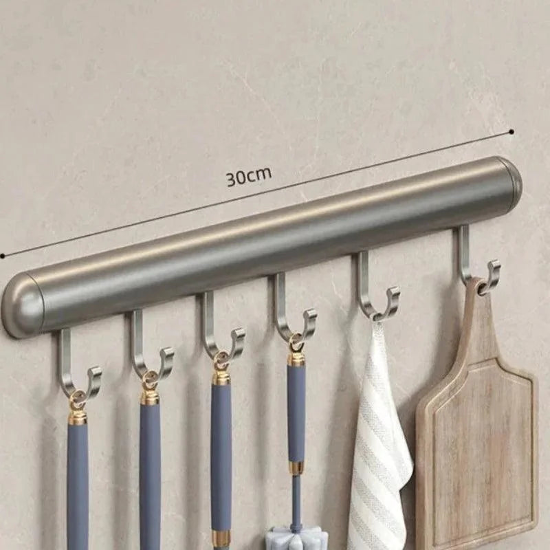Suporte de Parede Multiuso para Utensílios de Cozinha